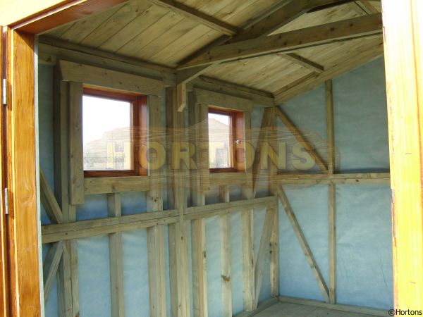4x5.5m Timber Framed Single Garage - Click Image to Close