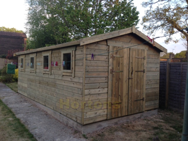 Log Cabin Customer Gallery- workshops & shed