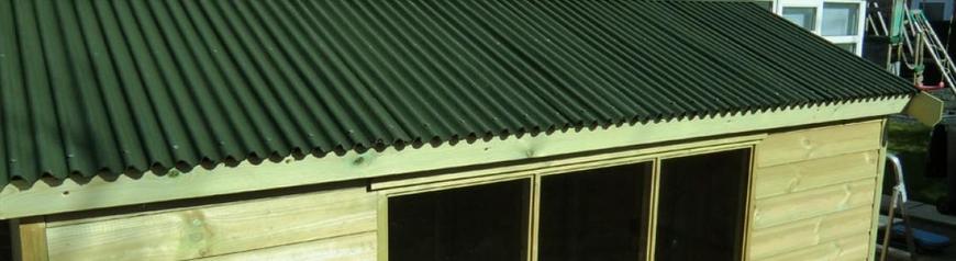 Log Cabin Onduline mini profile roof sheet