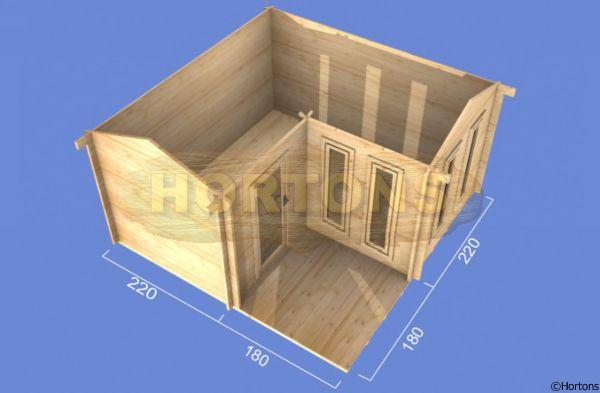 35mm 4x4m Petersfield L-shaped cabin - Click Image to Close