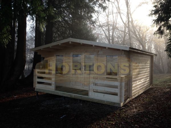 28mm Sevenoaks 5m x 5m Log Cabin - Click Image to Close