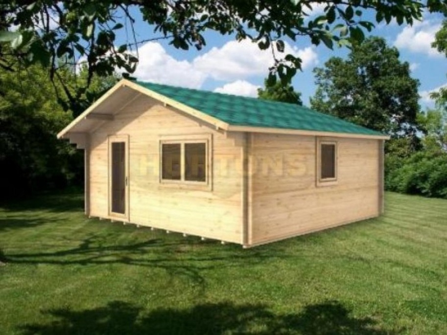 Cornwall 35mm 6m x 6m log cabin