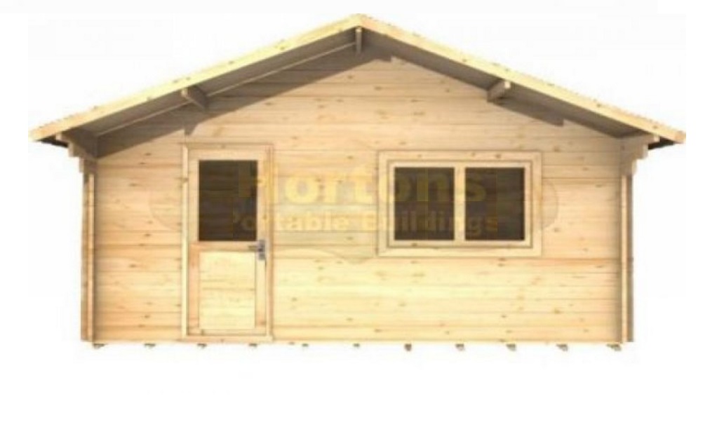 Cornwall 35mm 6m x 6m log cabin