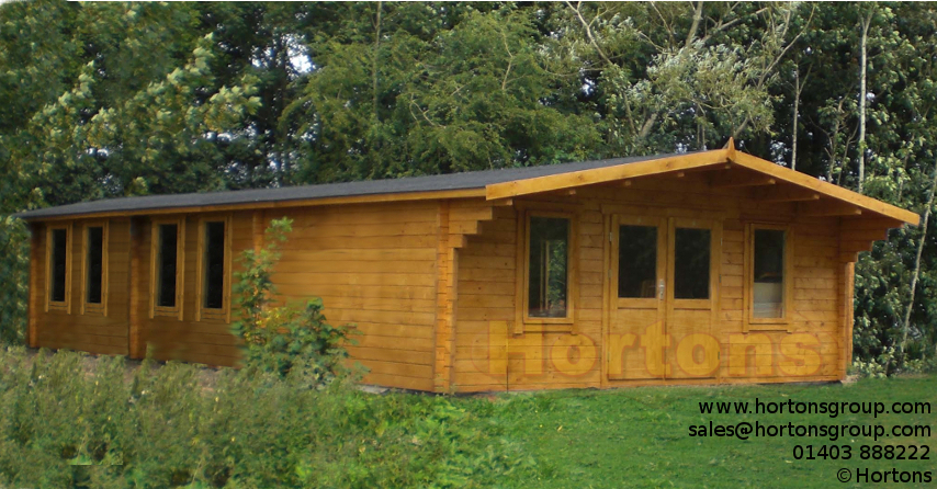 Newport 70mm 6x12m log cabin