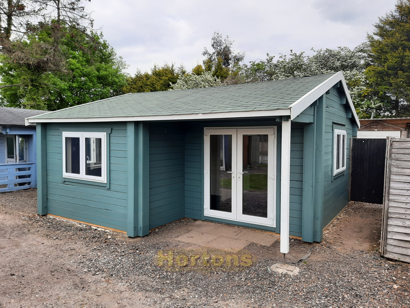 Log Cabin Chester 5.9 x 5.9m Twinskin 45 + 45mm