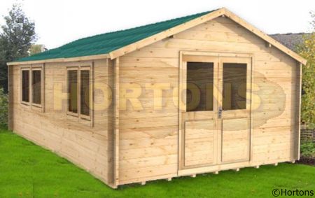 Upminster 28mm 4 x 6 log cabin - Click Image to Close