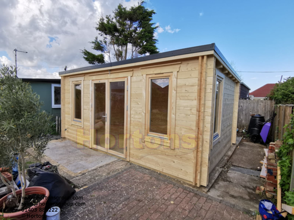 Log Cabin Aylesbury Twinskin 45 + 45mm 6.0 x 4.0