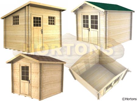 Log Cabins up to 2.5m wide