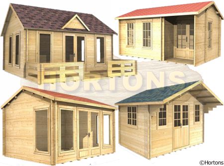 Log Cabins up to 5m wide
