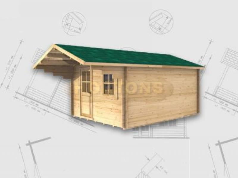35mm Doncaster 3x4 Log Cabin - Click Image to Close
