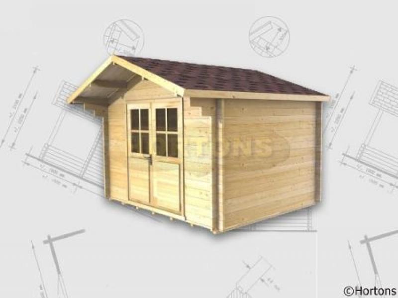 35mm Andrew 3m x 2.5m Log Cabin For Sale - Click Image to Close