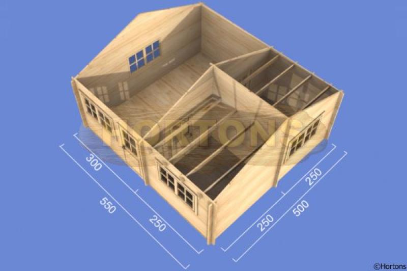 Luton With Mezzanine Floor Twinskin 60 + 60mm 5.5 x 5.0m - Click Image to Close