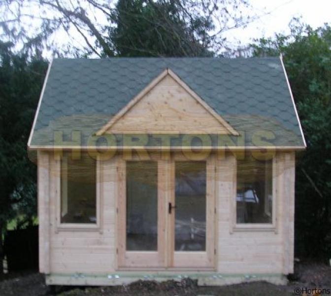 Mini Clockhouse 45mm 4x4m log cabin - Click Image to Close