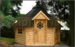 Log Cabin 12 Seat - 9 Sq M Kota Barbeque Hut