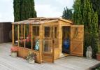 Log Cabin Combined Shed 8' X 8'