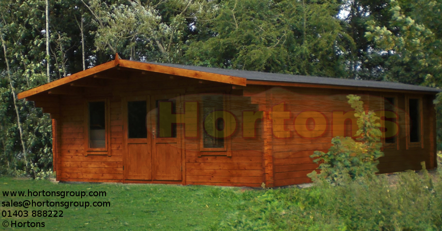 Log Cabin Aldershot Twinskin 35 + 35mm   6.0 X 8.0m