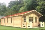 Log Cabin Alford Twinskin 70 + 70mm  4.0 X 13.0m