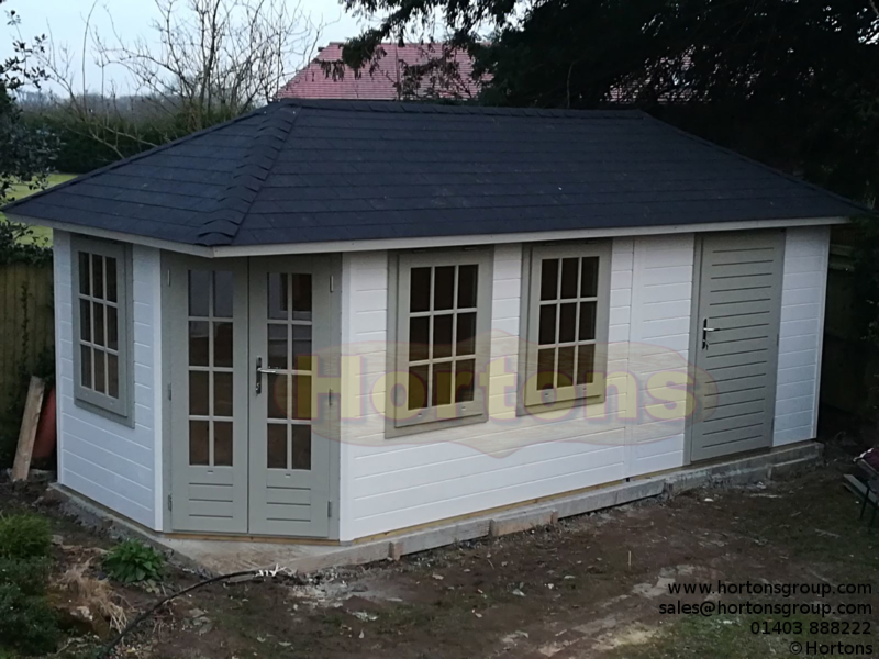 Log Cabin 3 X 4.8m Lugarde Prima Fifth Avenue Duo Maxi