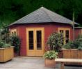 Log Cabin 6.0m Octagonal Summerhouse Lugarde Prima Grand 6