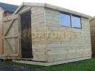 Log Cabin 10' X 12' Apex Extra Strong Pressure Treated Shed