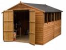 Log Cabin Value Apex 8' X 10' Featheredge Overlap Garden Shed