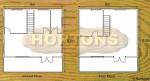 Two storey log house 136 sq m