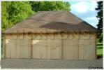 Log Cabin Hortons 3 Bay Post & Beam Framed Garage