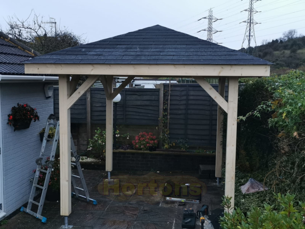 Helena 1 - 2.5x2.5m square gazebo - Click Image to Close