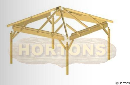 Helena 1 - 4.0x5.0m square gazebo - Click Image to Close