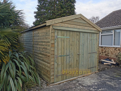 3x6m Single Timber Framed Garage