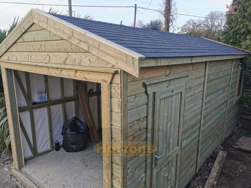 3x6m Single Timber Framed Garage