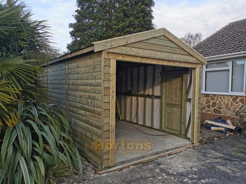 3x6m Single Timber Framed Garage