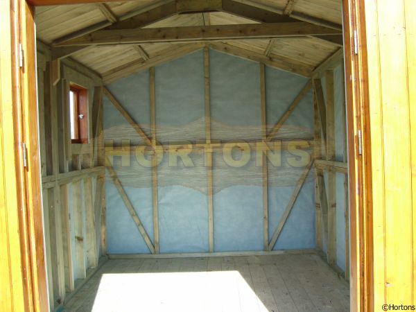 4m x 6m Single Timber Framed Garage - Click Image to Close