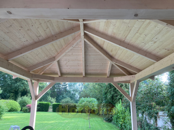Open sided Wooden Classroom Gazebos