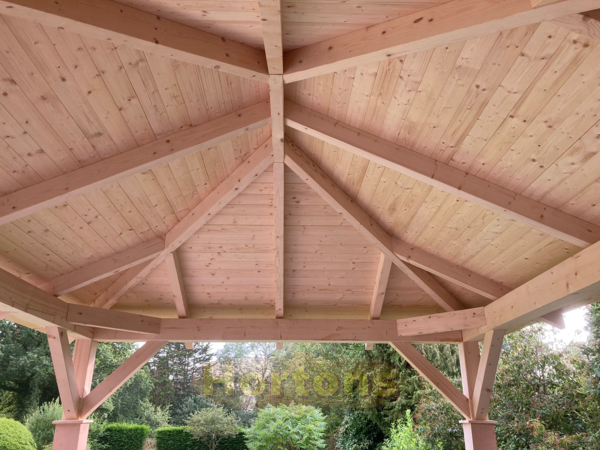Open sided Wooden Classroom Gazebos