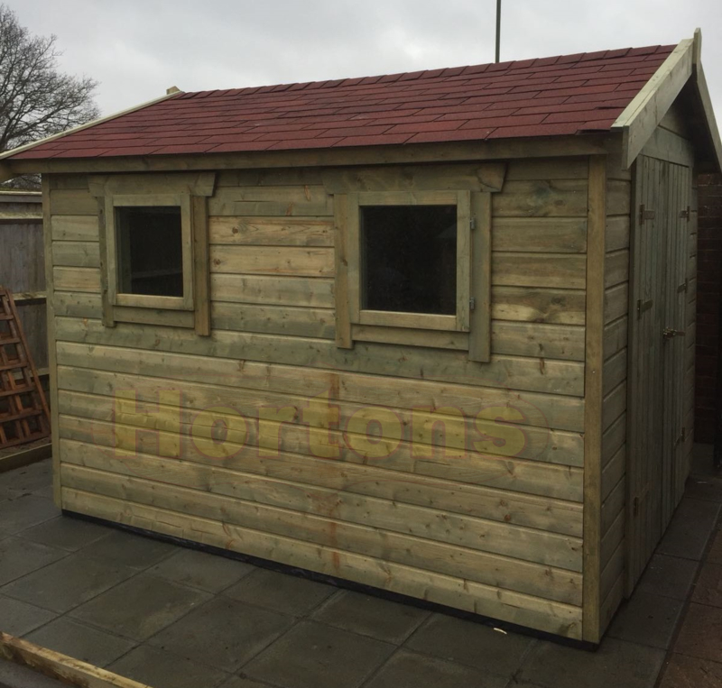 6ft x 8ft Easibuild heavy duty garden workshop