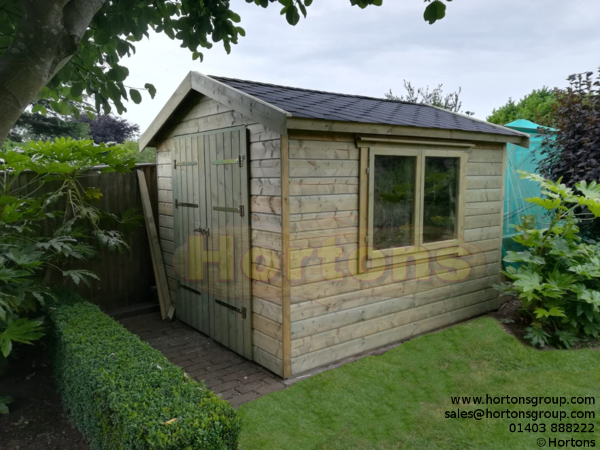 6ft x 8ft Easibuild heavy duty garden workshop - Click Image to Close