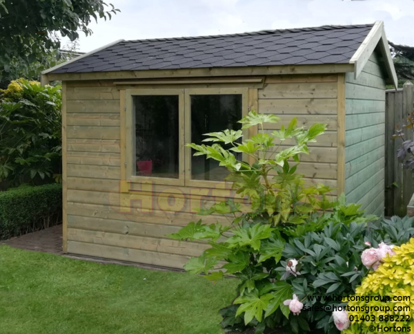 6ft x 8ft Easibuild heavy duty garden workshop - Click Image to Close