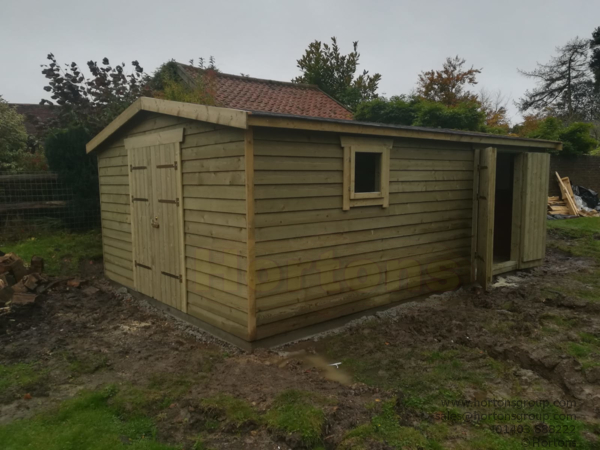 6ft x 6ft Easibuild heavy duty garden workshop