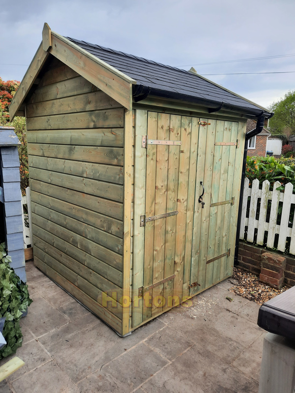 2m x 2m Easibuild garden workshop installation_1