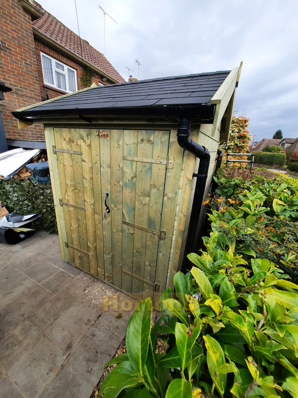 2m x 2m Easibuild garden workshop installation_2