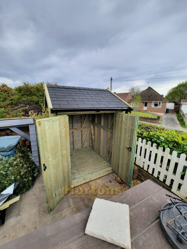 2m x 2m Easibuild garden workshop installation_3