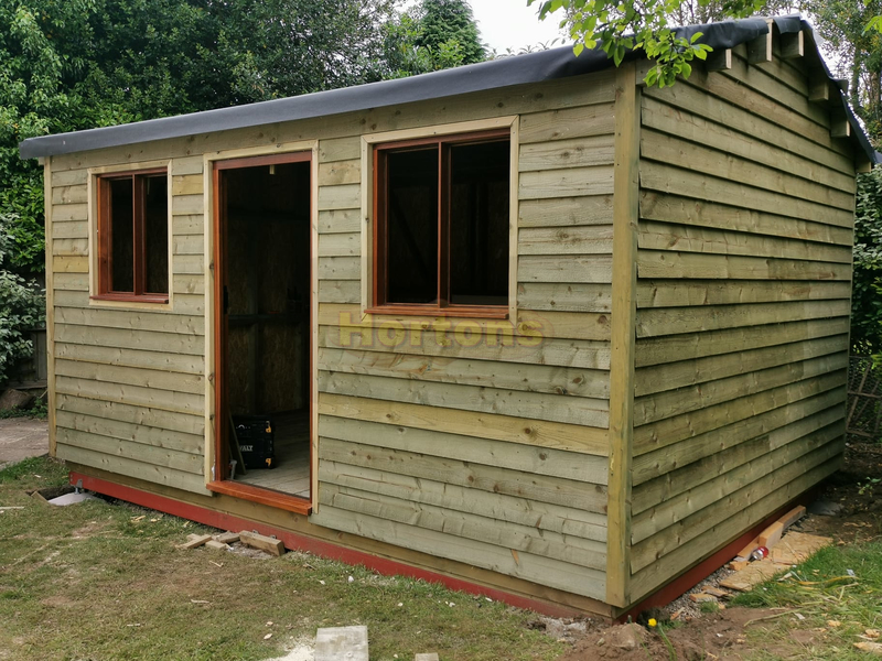 6ft x 6ft Easibuild heavy duty garden office - Click Image to Close