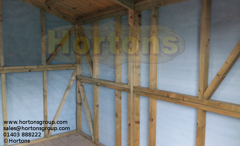 6ft x 6ft Easibuild heavy duty garden summerhouse