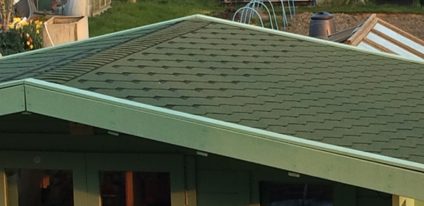 How to felt shingle a log cabin roof