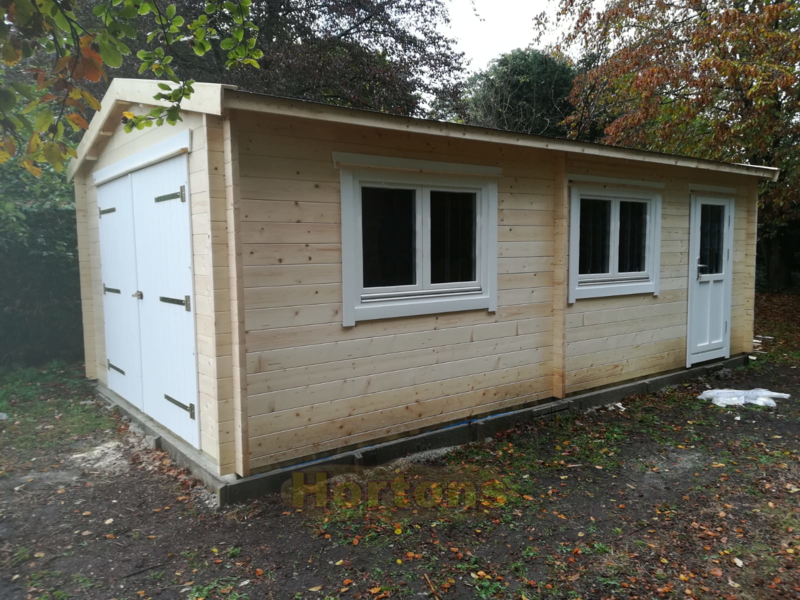 4 x 7m Interlocking garage