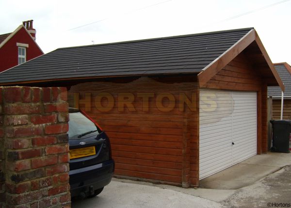 5 x 5m Interlocking garage
