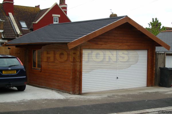 5 x 5m Interlocking garage
