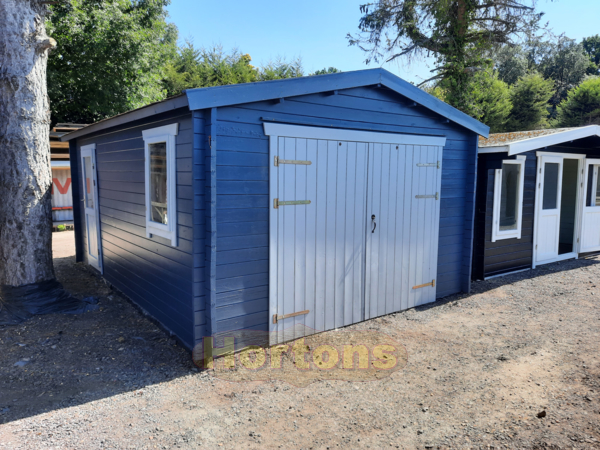 3x5m log cabin garage