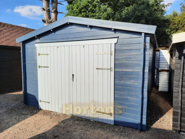 3 x 5.5m Interlocking garage - Click Image to Close